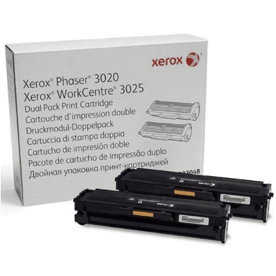 Tonery Oryginalne Xerox 3020 (106R03048) (Czarne) (dwupak)